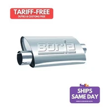 Borla BOR40659 Oval 18 in Long Stainless Muffler Universal Performance Parts
