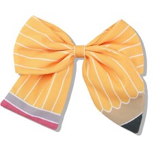 Back to School Hair Bows Clips Pencil Hair Clip with Stripe Yellow Bowknot Ha...