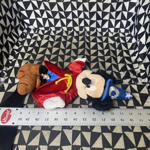 Zauberer Zauberer Mickey Mouse Plüschpuppe Spielzeug Disneyland Fantasia 12 Zoll - Bild 8 von 8