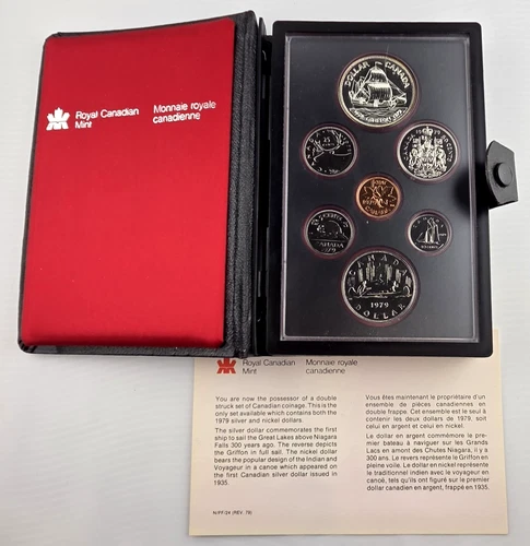 1979 Canada Silver Dollar Proof Set - Griffon