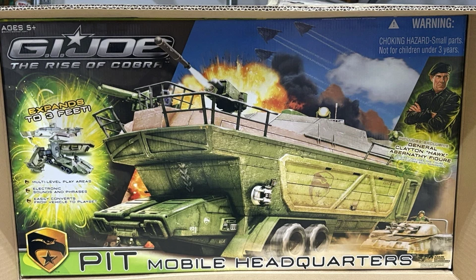 GI JOE PIT MOBILE HEADQUARTERS RISE OF COBRA 2009 Sealed - Image 2 of 4