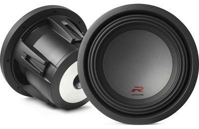 Alpine R2-W10D2 10'' R2-Series Dual 2-ohm Car Subwoofer Open Box, Great