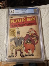 PLASTIC MAN 2-CGC 3.0-JACK COLE COVER-1944-GOLDEN AGE