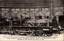 Vtg Postcard Nord 22 locomotive French Steam Engine