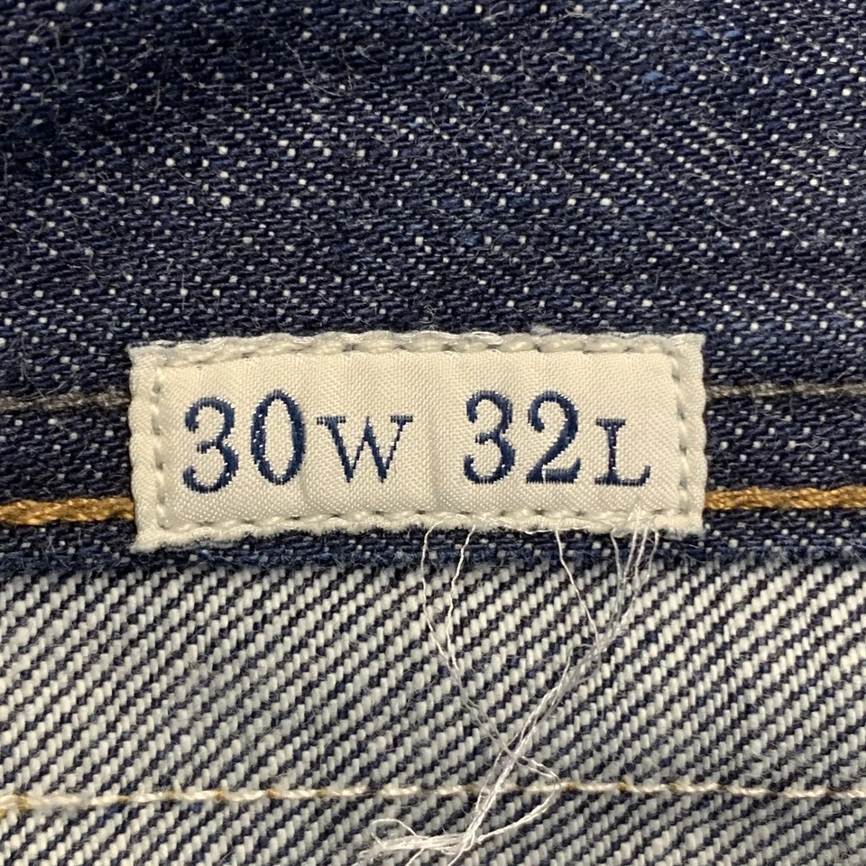 Jeans de carpintero cónicos de sarga de mezclilla índigo talla 30 WALLACE & BARNES Foto 4 de 4