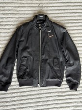 Image of Boss H Moiner Soft Leather Jacket M RRP£645