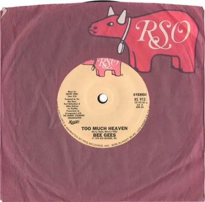 Bee Gees Too Much Heaven / Rest Your Love On Me Vinyl Single 7inch RSO