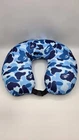 A Bathing Ape BAPE Travel Pillow Blue Camo Authentic USED