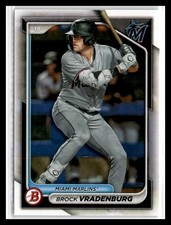 Brock Vradenburg 2024 Bowman Prospects #BP-62 Miami Marlins