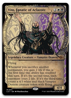 Vito, Fanatic of Aclazotz (Showcase) #311 NM Lost Caverns of Ixalan Magic MTG