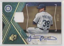 2005 SP Collection SPx Gold Signature Materials 4/10 Joel Pineiro #62 Auto r9d