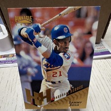 Pinnacle 1996 Hardball Heroes Sammy Sosa #263 Chicago Cubs Baseball Card