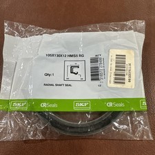 SKF 105x130x12 mm HMS5 RG Perbunan METRIC OIL SEAL Double LIP with SPRING