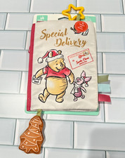 Disney Baby Winnie The Pooh Deluxe Soft Book Special Delivery Santa New With Tag