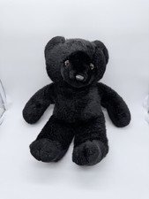 Vtg Eden Black Teddy Bear Stuffed Animal Plush 16  