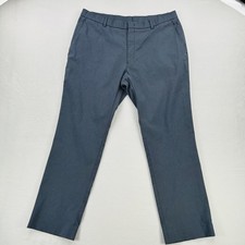 Tommy Hilfiger Pants Mens 38x30 Blue Pattern Stretch Performance Dress Casual