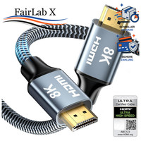 Hdmi 2.1 Kabel 2M 8K 60Hz 4K 120Hz 48Gbps High-Speed Fernseher Monitor