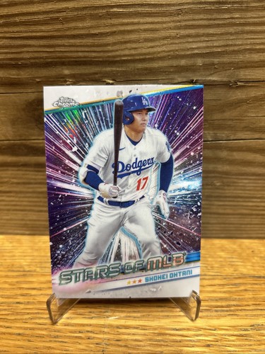 2024 TOPPS CHROME STARS OF MLB SHOHEI OHTANI CSMLB-55 LOS ANGELES DODGERS