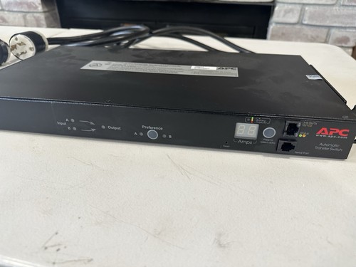APC AP7752 120V 16A 50/60Hz Automatic Transfer Switch ATS Electrical - Picture 2 of 6