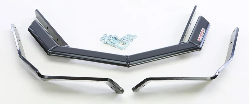 Parachoques delantero Straightline Performance Sport aluminio - negro motocicleta 183-227 Foto 3 de 4