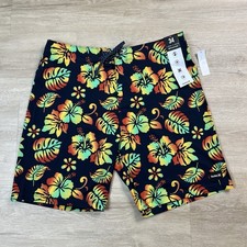Hurley Phantom Eco Weekender Board Shorts 9" Inseam Floral Hawaiian Mens 34 NWT