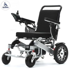 Quelith Electric Wheelchair Foldable 18" Extra-Wide Seat 330LBS Power Chair