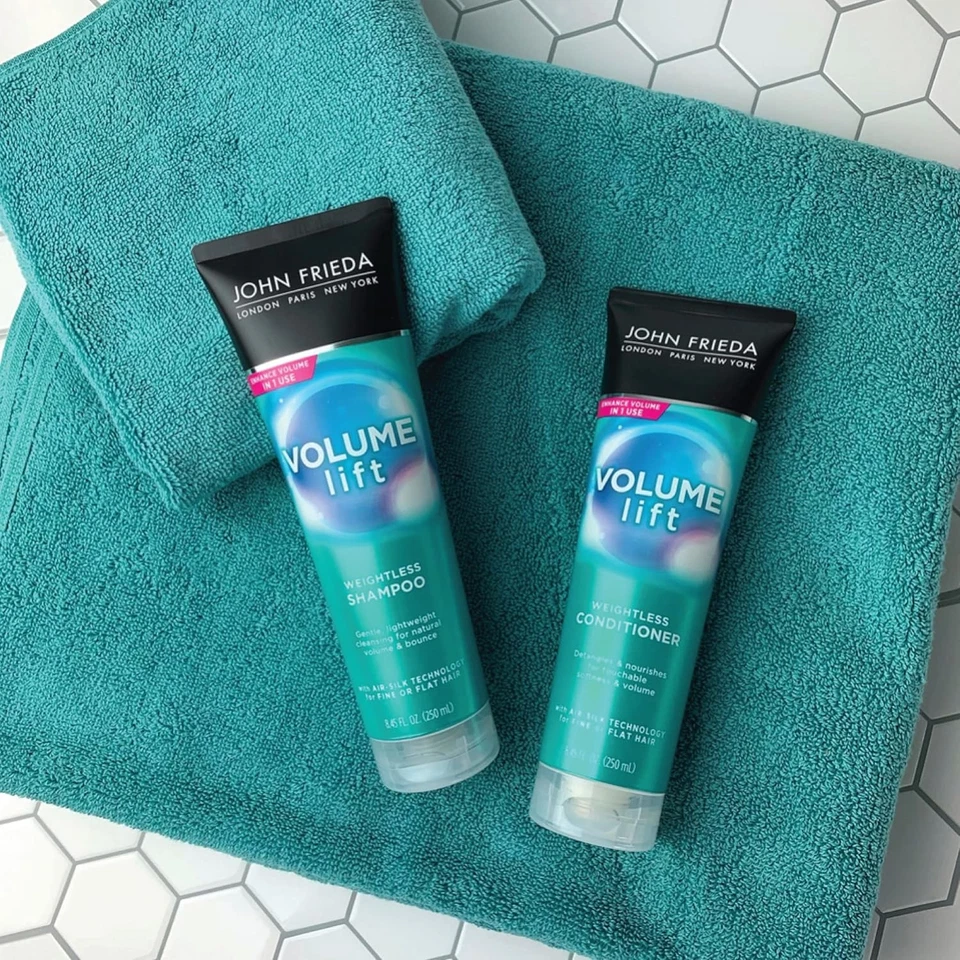 Champú ligero John Frieda Volume Lift para plenitud natural, 8,45 onzas, S Foto 4 de 4