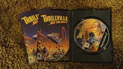 Thrillville Off the Rails for PS2 PlayStation 2 Game and Case With Book