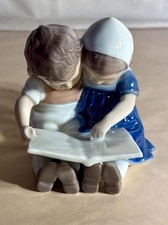 Bing & Grondahl Children Reading 4" Figurine