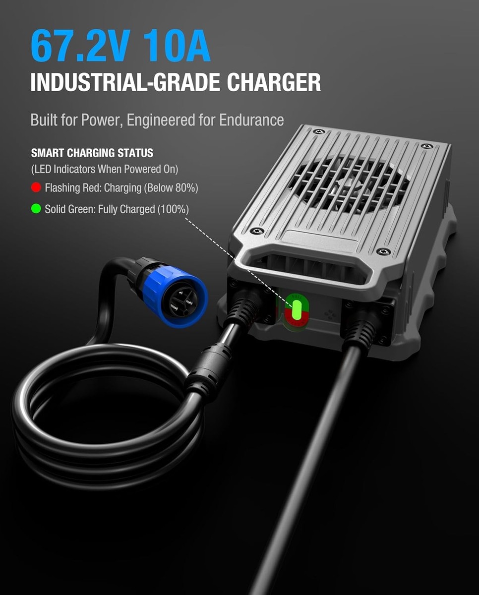 67.2V 10A Charger for Talaria Sting 4000 Series X3 L1E X3C MX3 60V