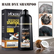 500ML Permanent Hair Dye Instant Fast Hair Dye Color Shampoo Coconut DYE US