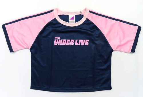 乃木坂46 Cropped T-Shirt Navy x Pink 39th SG Under Live Japan