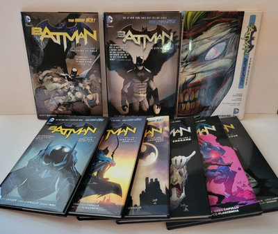 Batman The New 52 Vol. 1 2 3 4 5 6 7 8 10 Hardcover LOT of 9 | Snyder & Capullo