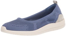 Easy Spirit Women's Glitz2 Ballet Flats 8.5 Blue 421