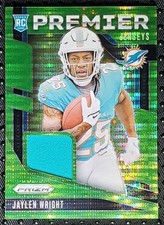 2024 Panini Prizm Premier Jerseys JAYLEN WRIGHT #PJ-JWT Neon Green Pulsar RC