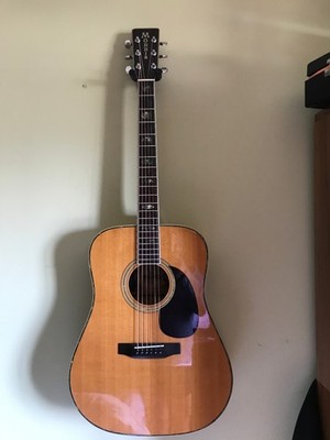 Morris Akustikgitarre W-40 Made in Japan, 80er Jahre, mit original Hartschalenkoffer