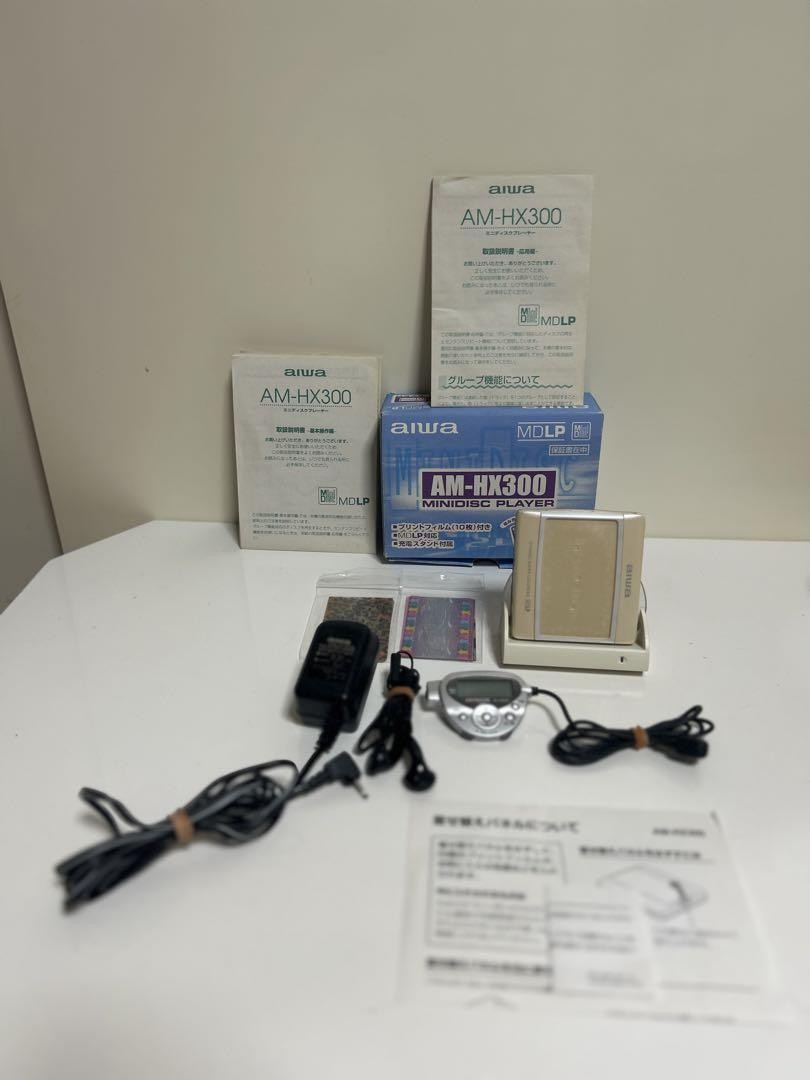 aiwa アイワ AM-HX300 MINIDISC PLAYER Aiwa md walkman Minidisc player am-hx300 in working