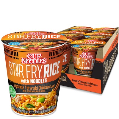 Nissin Cup Noodles Stir Fry Rice with Noodles, 2.75 Ounce (Pack of 6) 