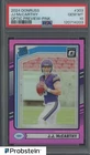 2024 Donruss Optic Preview Pink #303 JJ McCarthy RC Rated Rookie PSA 10