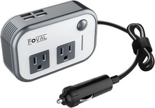 Powerful Compact Car Power Inverter - Ultra 200W - 4 USB Ports - Portable