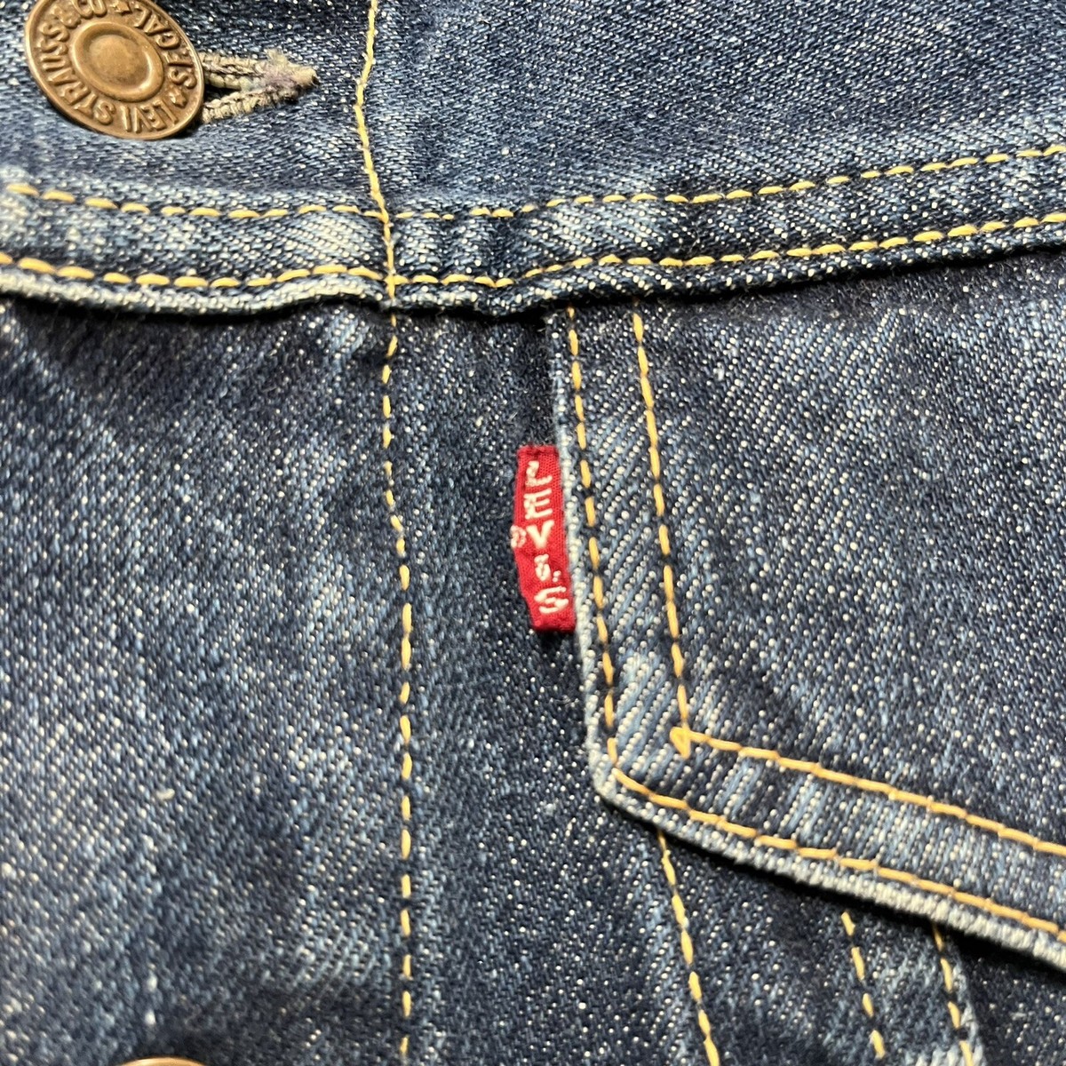 リーバイス 3rd  BIG Eビンテージ kidsサイズ8 再値下げ 60's Levi's リーバイス 3rd BIG E デニムジャケット Gジャン