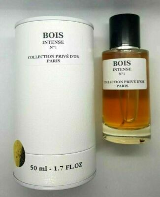 Parfum Collection Privée 'Bois N1 Gris' - Notes Ambre, Oud, Rose, Vanille - 50ml, Neuf