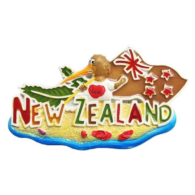 3D New Zealand Fridge Tourist Souvenir Travel Home Decor