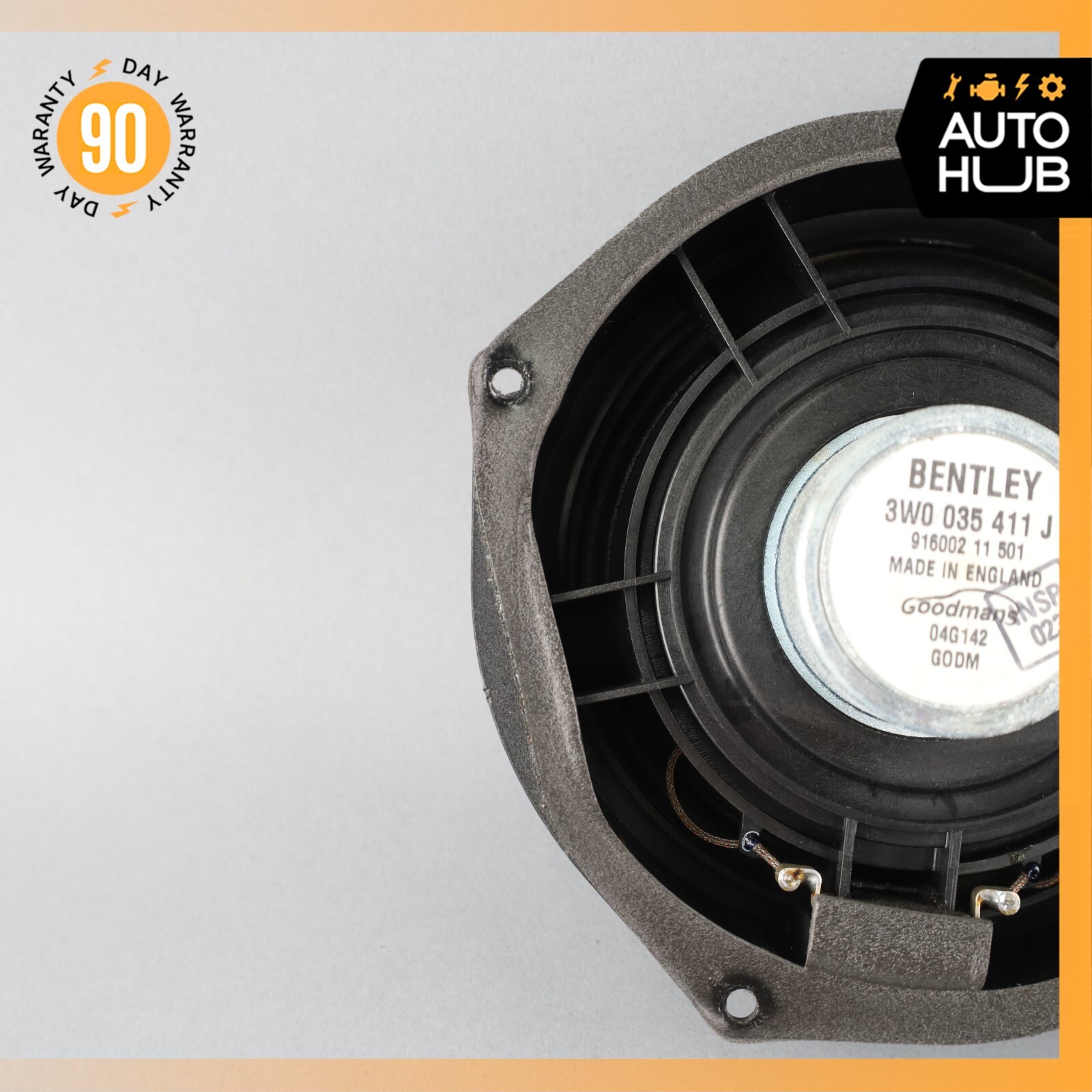 03-10 Bentley Continental GT Rear Left or Right Door Sound Speaker OEM 81k