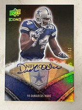 DeMarcus Ware 2008 Upper Deck Icons NFL Icons Auto /35 Dallas Cowboys HOF