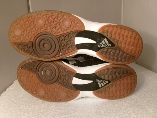 Vintage 2001 Adidas Top Sala Indoor Soccer Shoes Men Size 9 Silver/Black/White - Picture 10 of 12