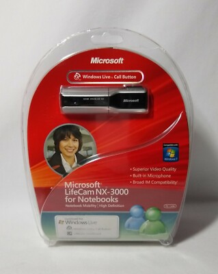 Microsoft Lifecam NX-3000 Web Cam Notebook Camera Brand New 