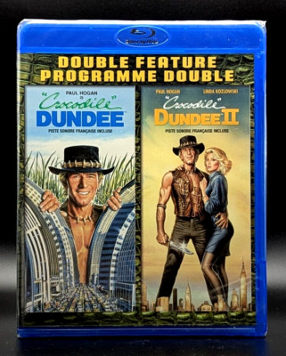 CROCODILE DUNDEE & CROCODILE DUNDEE 2 Double Feature Blu-ray [BRAND NEW]