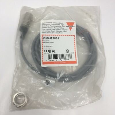 NEW Carlo Gavazzi Inductive Proximity Switch EI1805PPOSS 10-40Vdc 0.2A