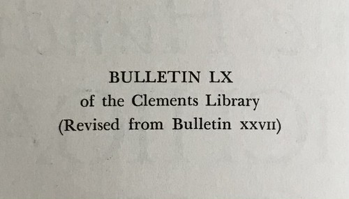 One Hundred Michigan Rarities (Bulletin LX) Clements Library 1950 - Picture 3 of 12